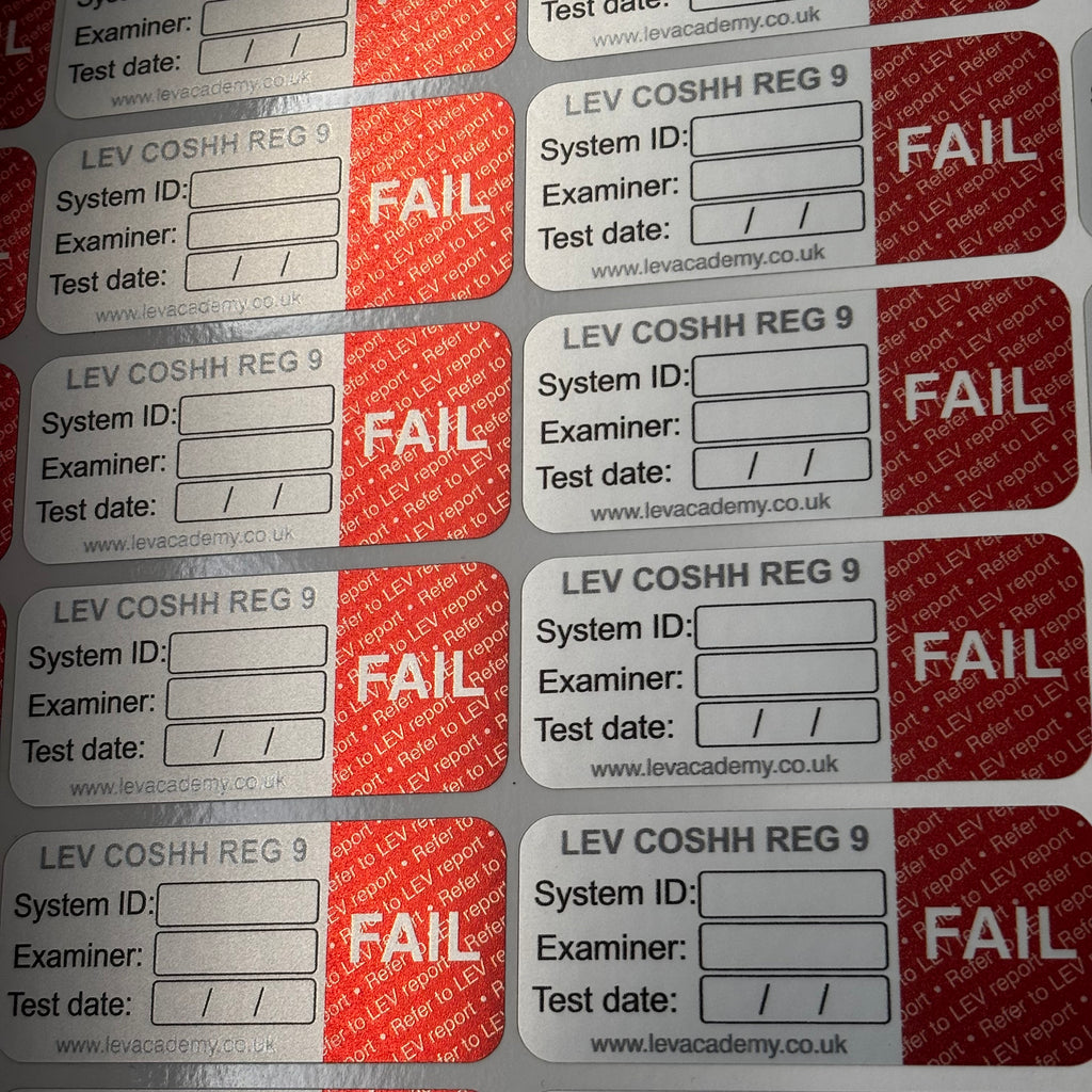 Fail labels