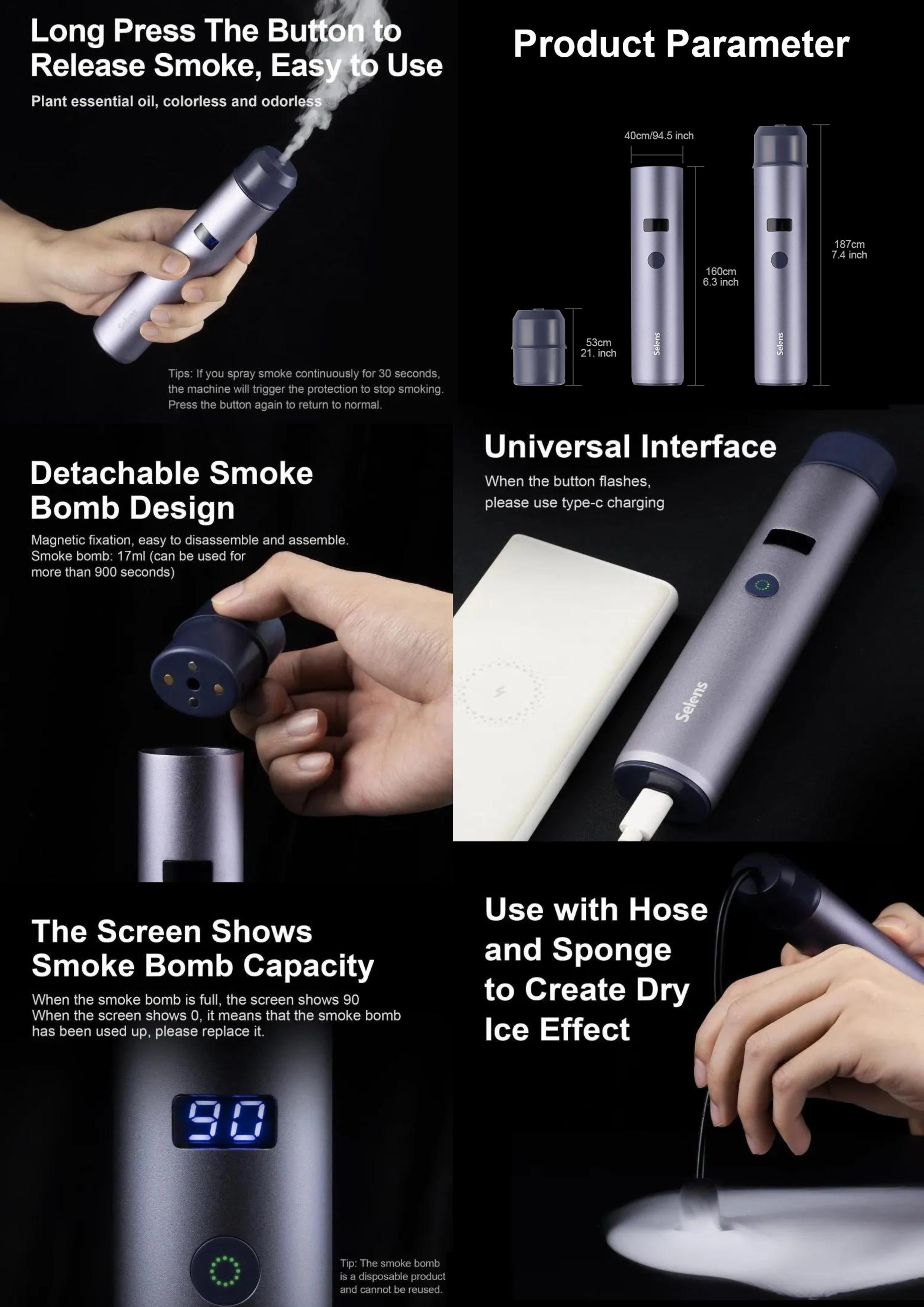 Selen Electronic Handheld Smoke Stick Mk1