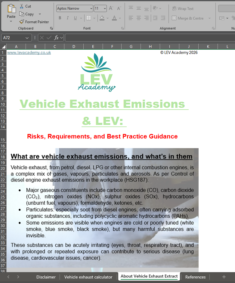 Vehicle Exhaust Emissions & LEV
