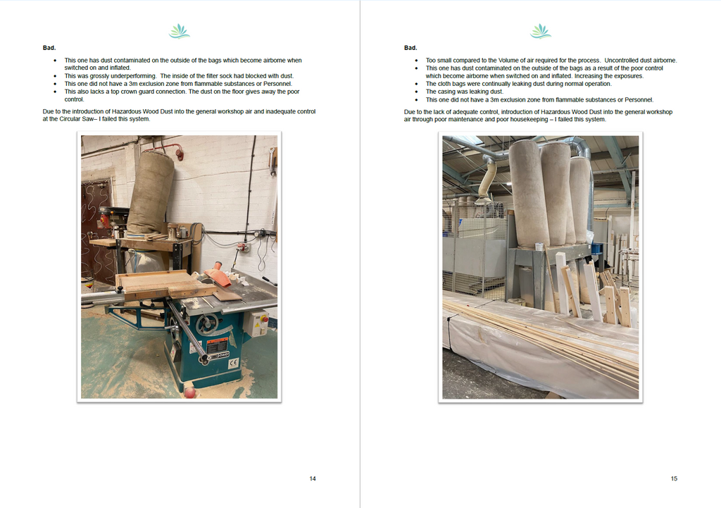 LEV110: Open bag filters – Wood Dust A companion Guide for LEV Practitioners