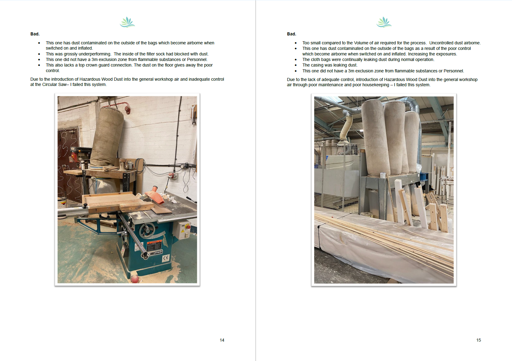 LEV110: Open bag filters – Wood Dust A companion Guide for LEV Practitioners